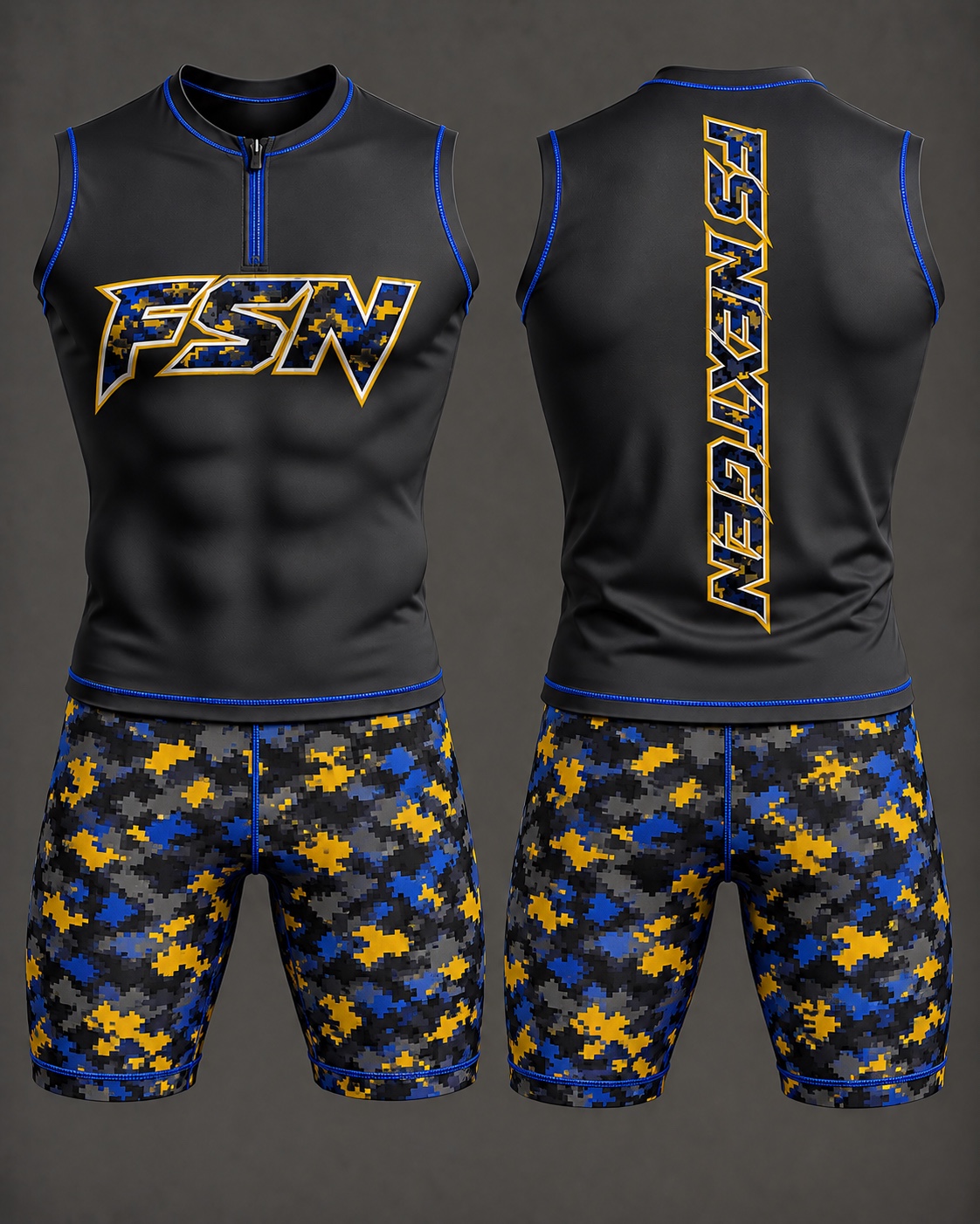 Boys graphite competition uniform